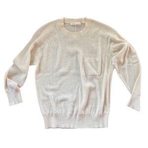 Creatures of Comfort Cream Knit Sweater sz S